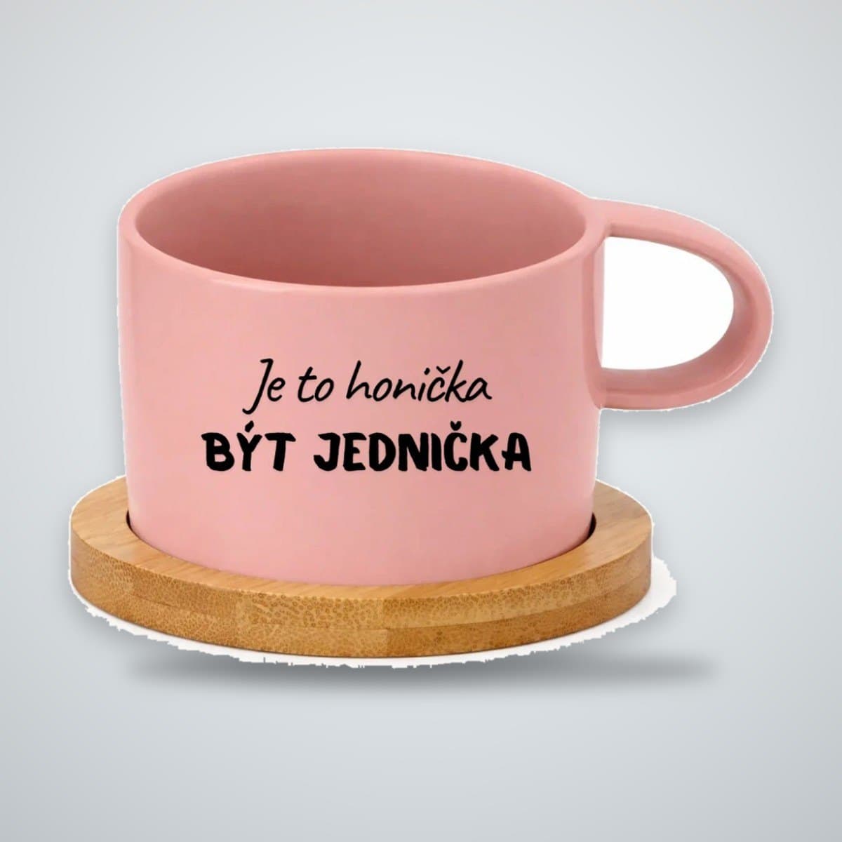 Keramický hrneček 200 ml – „Je to honička být jednička“