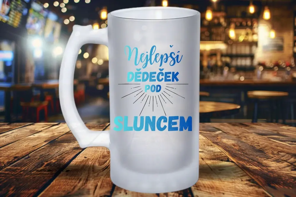 Půllitr Nejlepší dědeček pod sluncem – 400 ml