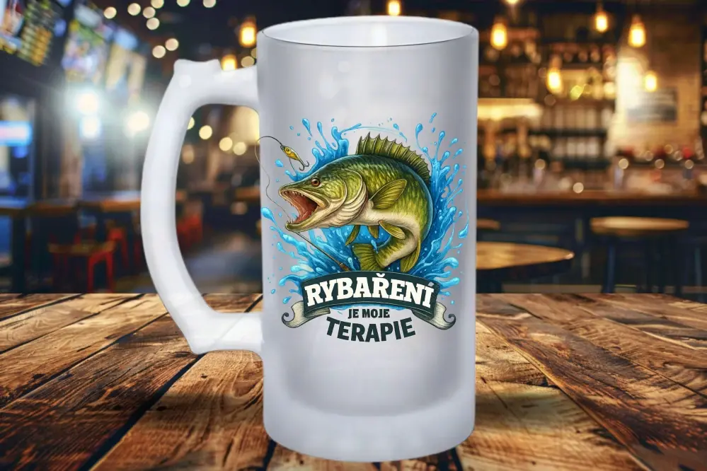 Půllitr Rybaření je moje terapie – 400 ml