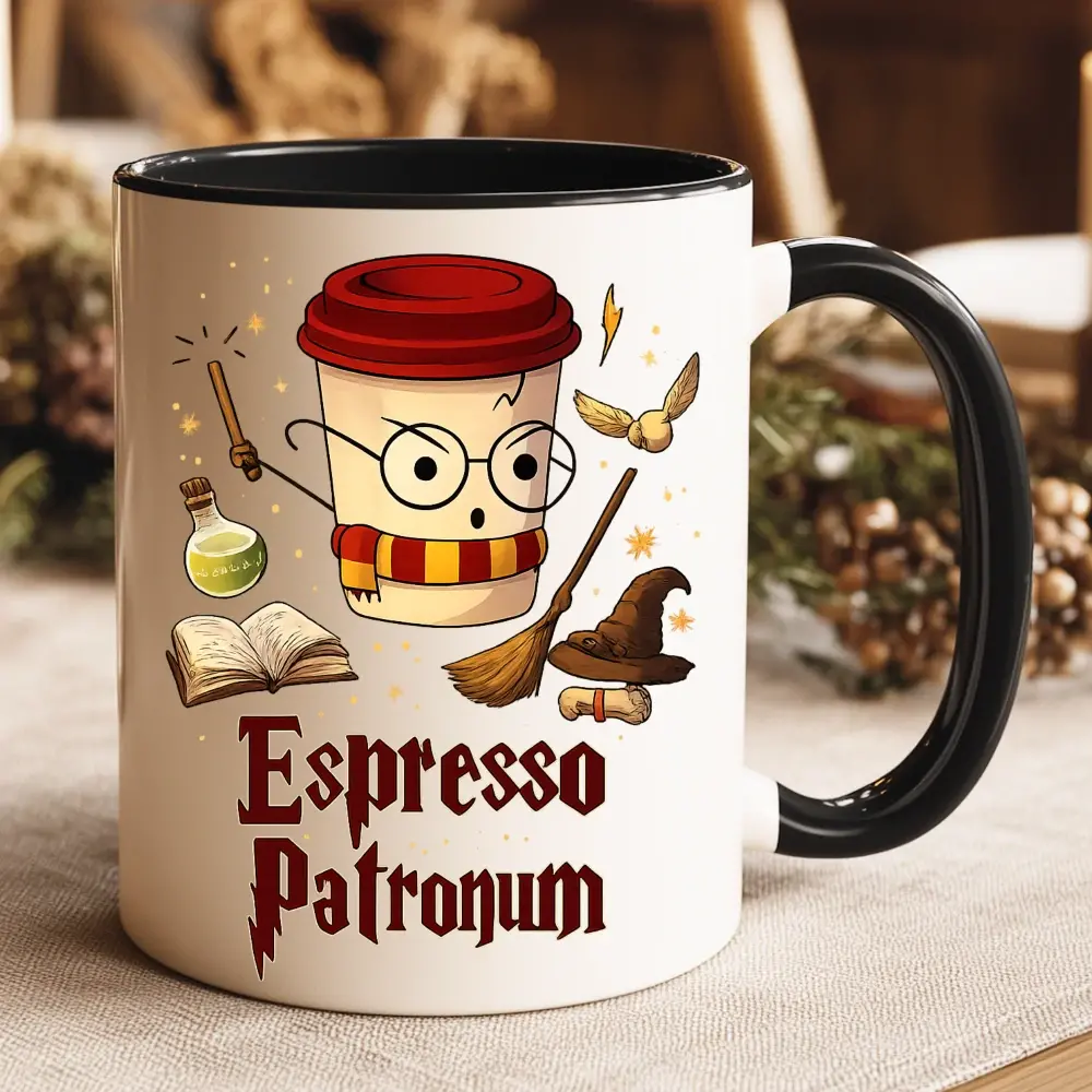 Hrnek „Espresso Patronum“ – kouzelná dávka energie