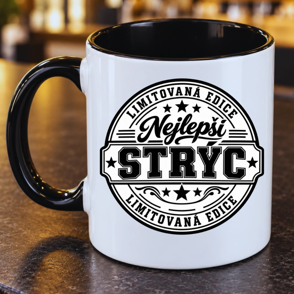 Hrnek pro strýce – Nejlepší strýc, limitovaná edice, 330 ml