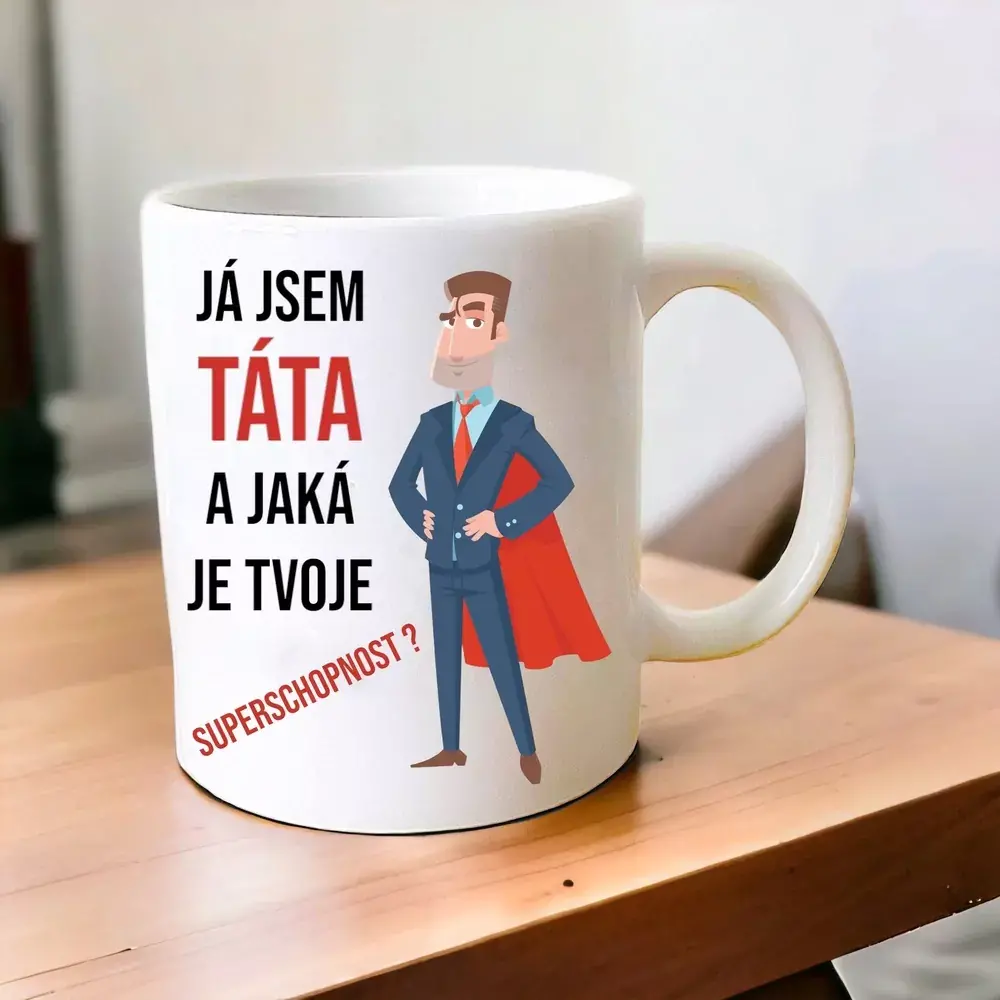 Hrnek s potiskem super táta