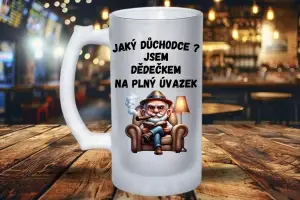 Půllitr Jaký důchodce? Jsem dědečkem na plný úvazek – 400 ml