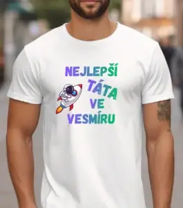 Tričko – Nejlepší táta ve vesmíru
