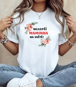 Nejlepší maminka na světě – květinový motiv