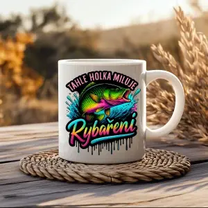 Hrnek Tahle holka miluje rybaření