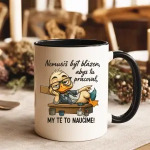 Hrnek Nemusíš být blázen, abys tu pracoval – my tě to naučíme!