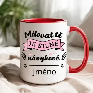 Hrnek Moje srdce je tam, kde jsi ty – PERSONALIZOVANÝ