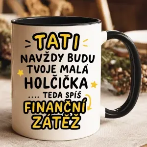 Hrnek Tati – Navždy budu tvoje malá holčička… teda spíš finanční zátěž