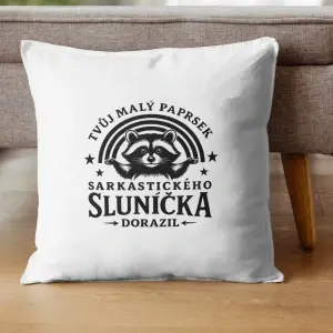 Dekorační polštář Sarkastické sluníčko