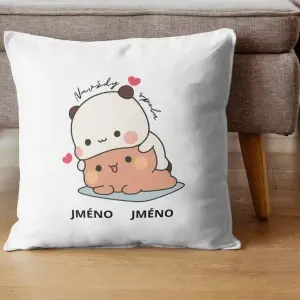 Personalizovaný polštářek „Navždy spolu“ se jmény