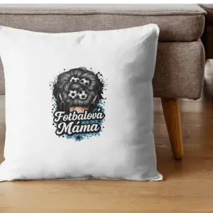 Polštář Fotbalová máma – stylový doplněk pro sportovní maminky