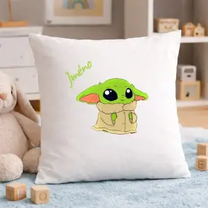 Dětský polštář se jménem – Malý zelený hrdina