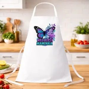 Kuchyňská zástěra Nejlepší maminka – krásný dárek pro maminku