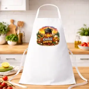 Kuchyňská zástěra „Guláš Mistr“