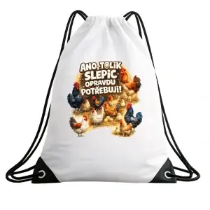 Vak na záda – Ano, tolik slepic opravdu potřebuji!