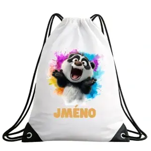 Dětský vak se jménem – Veselá panda