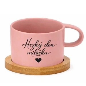  Keramický hrneček 200 ml – „Hezký den, miláčku