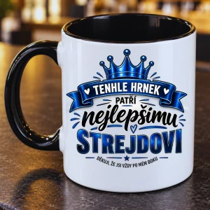 Dárkový hrnek pro strejdu – Děkuji, že jsi po mém boku, 330 ml