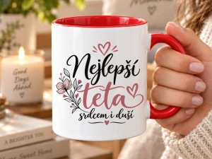 Hrnek pro tetu – Nejlepší teta srdcem i duší