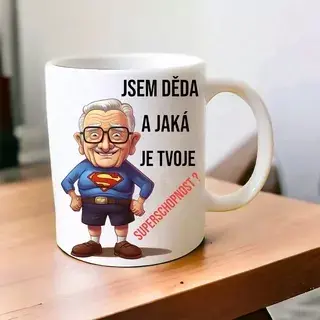 Hrnek s potiskem nejlepší děda