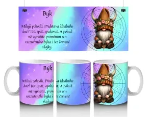 🌟 Hvězdný hrnek pro pohodlného a trpělivého Býka! 🌟