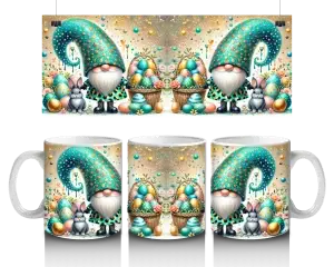 🌟 Velikonoční skřítci se zlatými vajíčky – kouzelný hrnek pro jarní pohodu! 🐰🥚