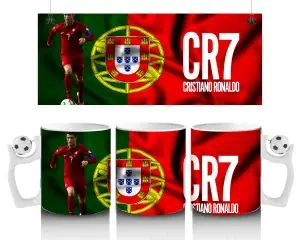 Cristiano Ronaldo „GOAT Edition“ Hrnek 300ml – Cesta k Nesmrtelnosti