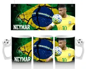 Neymar „Driblingový Král“ Hrnek 300ml – Umění Překvapit