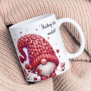 hrnek "Šťastný den matek!" 330 ml – Dokonalý dárek ke Dni matek 💐🎉