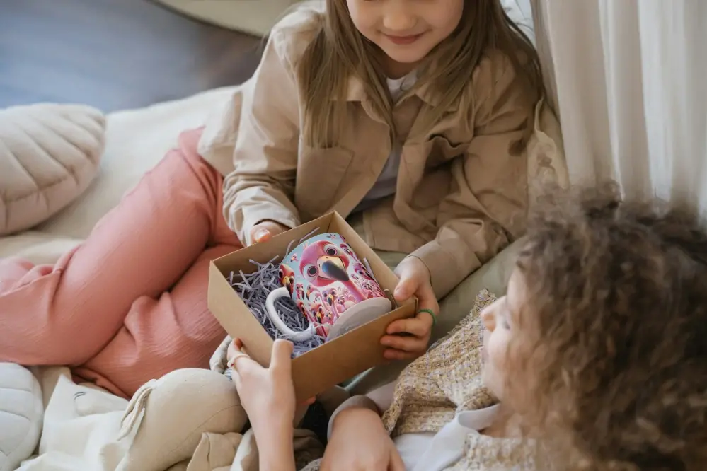 Veselí plameňáci – Hrnek pro děti plný radosti