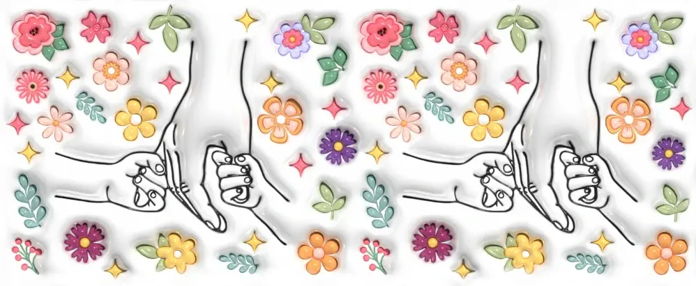 Vánoční hrnek s rukou rodiny – personalizovaný 330 ml 🎄❤️