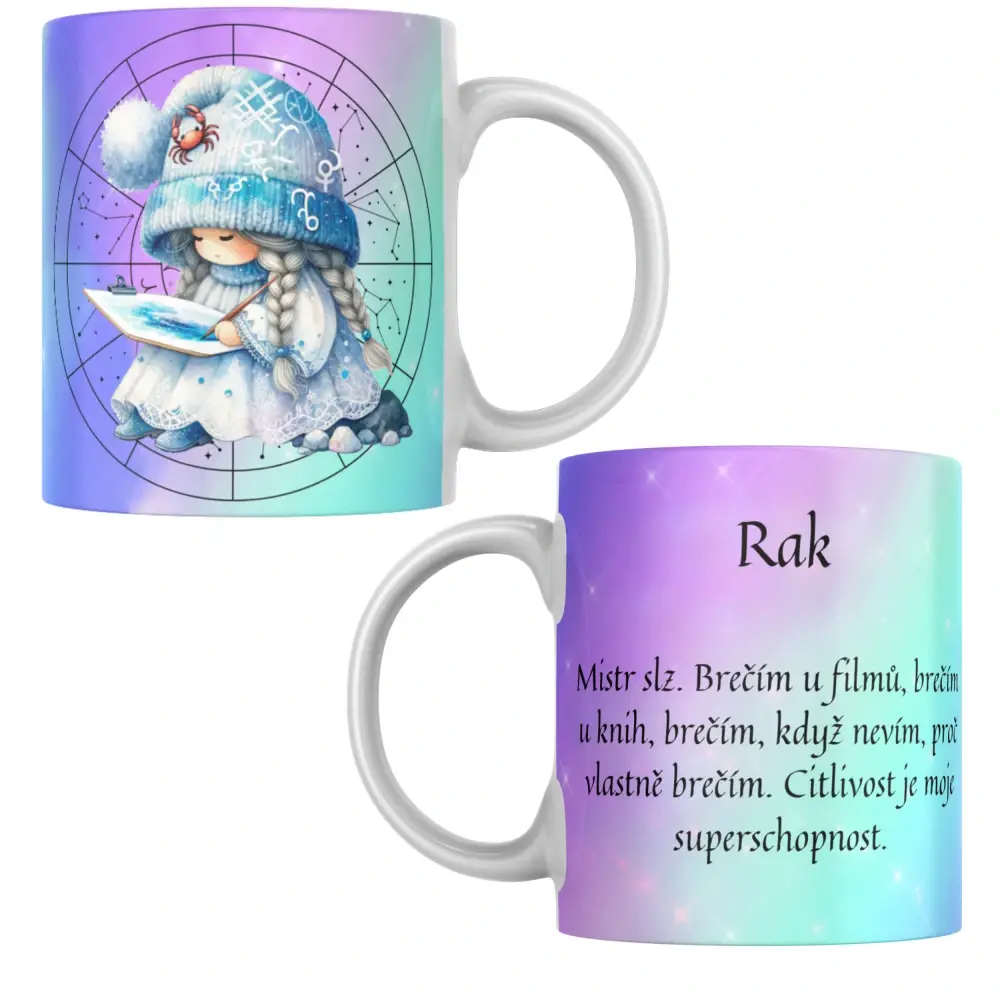 Hvězdný hrnek Rak - 330 ml / 450 ml