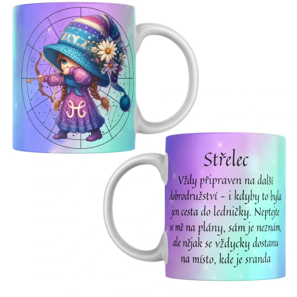 Hvězdný hrnek Střelec - 330 ml / 450 ml