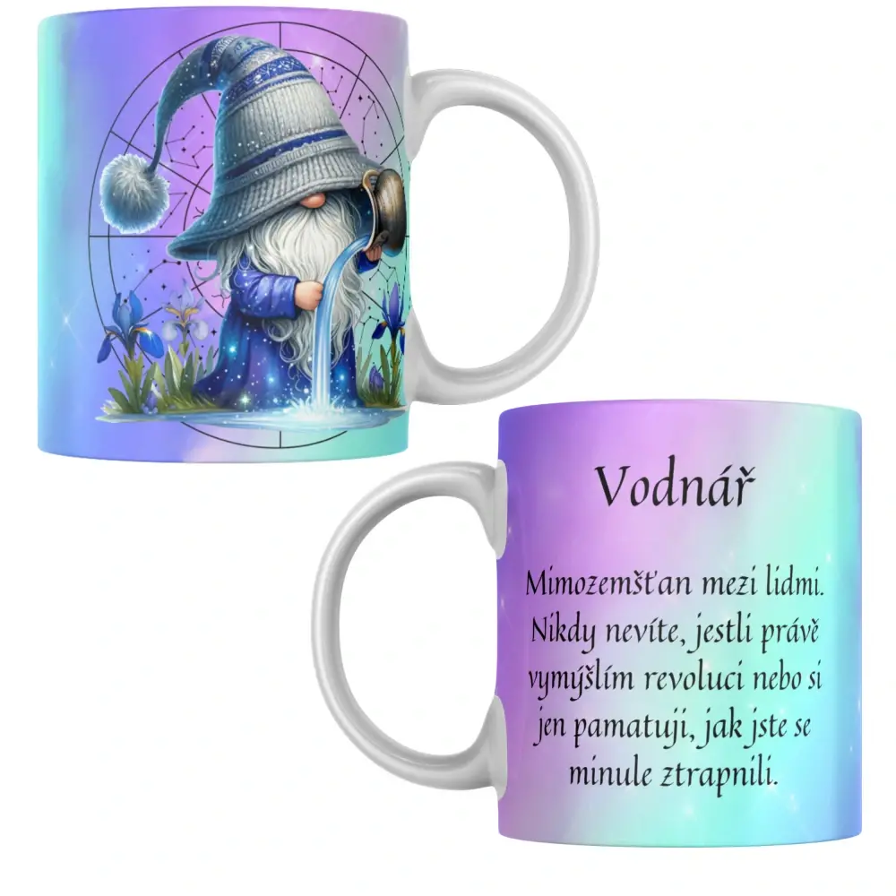 Hvězdný hrnek Vodnář - 330 ml / 450 ml