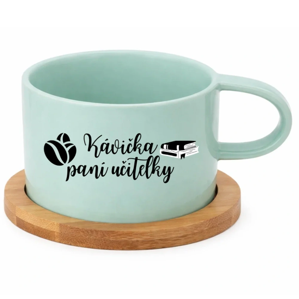 Keramický hrneček 200 ml – „Kávička paní učitelky“