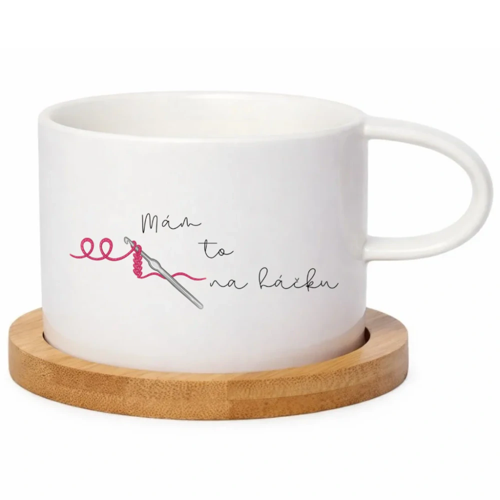Keramický hrneček 200 ml – „Mám to na háčku“