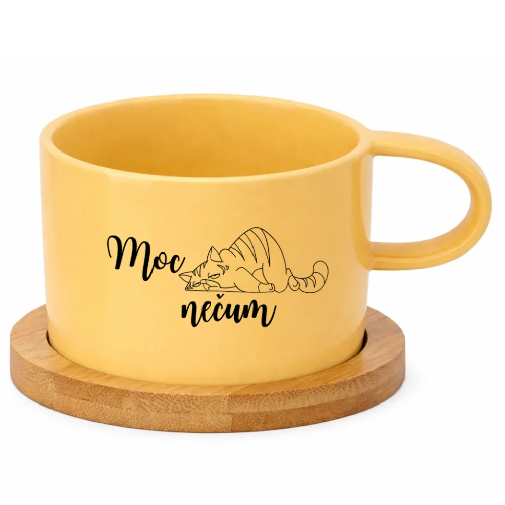 Keramický hrneček 200 ml – „Moc nečum“