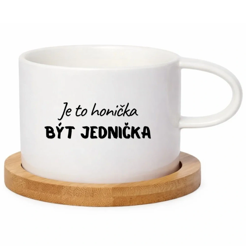 Keramický hrneček 200 ml – „Je to honička být jednička“