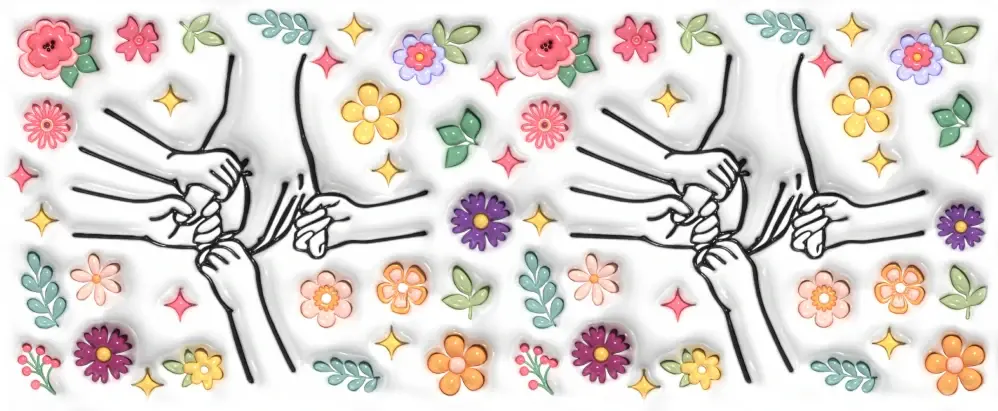 Vánoční hrnek s rukou rodiny – personalizovaný 330 ml 🎄❤️