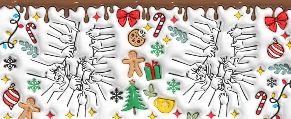 🎄 Vánoční rodinný hrneček pro maminku a babičku – až 13 jmen! 🎄