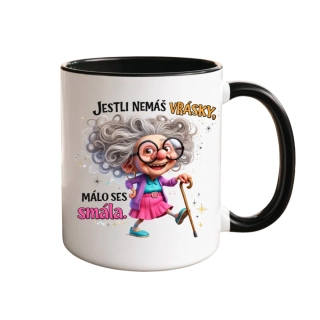 Hrnek Jestli nemáš vrásky, málo ses smála